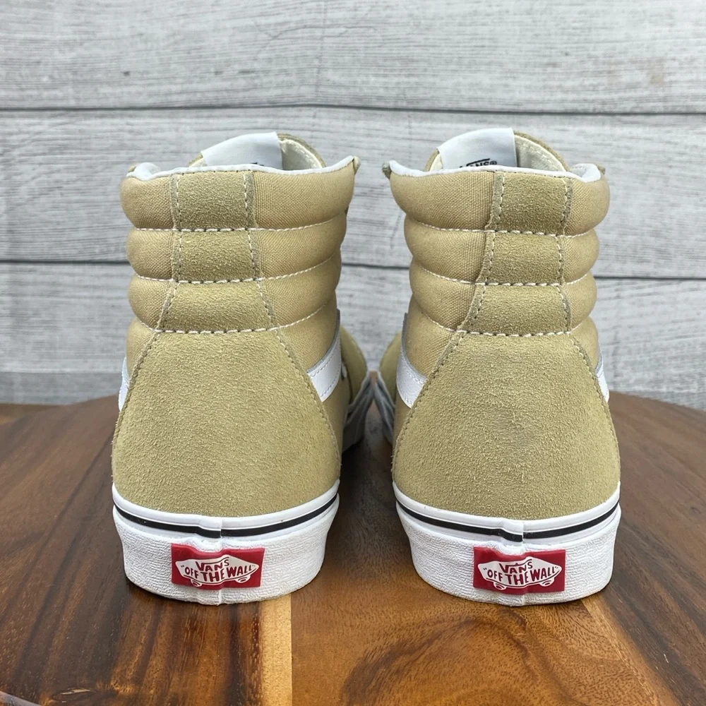 Vans SK8 Hi Cornstalk Tan Skate Shoe Men’s Sneaker Size 10 Women’s Size 11.5